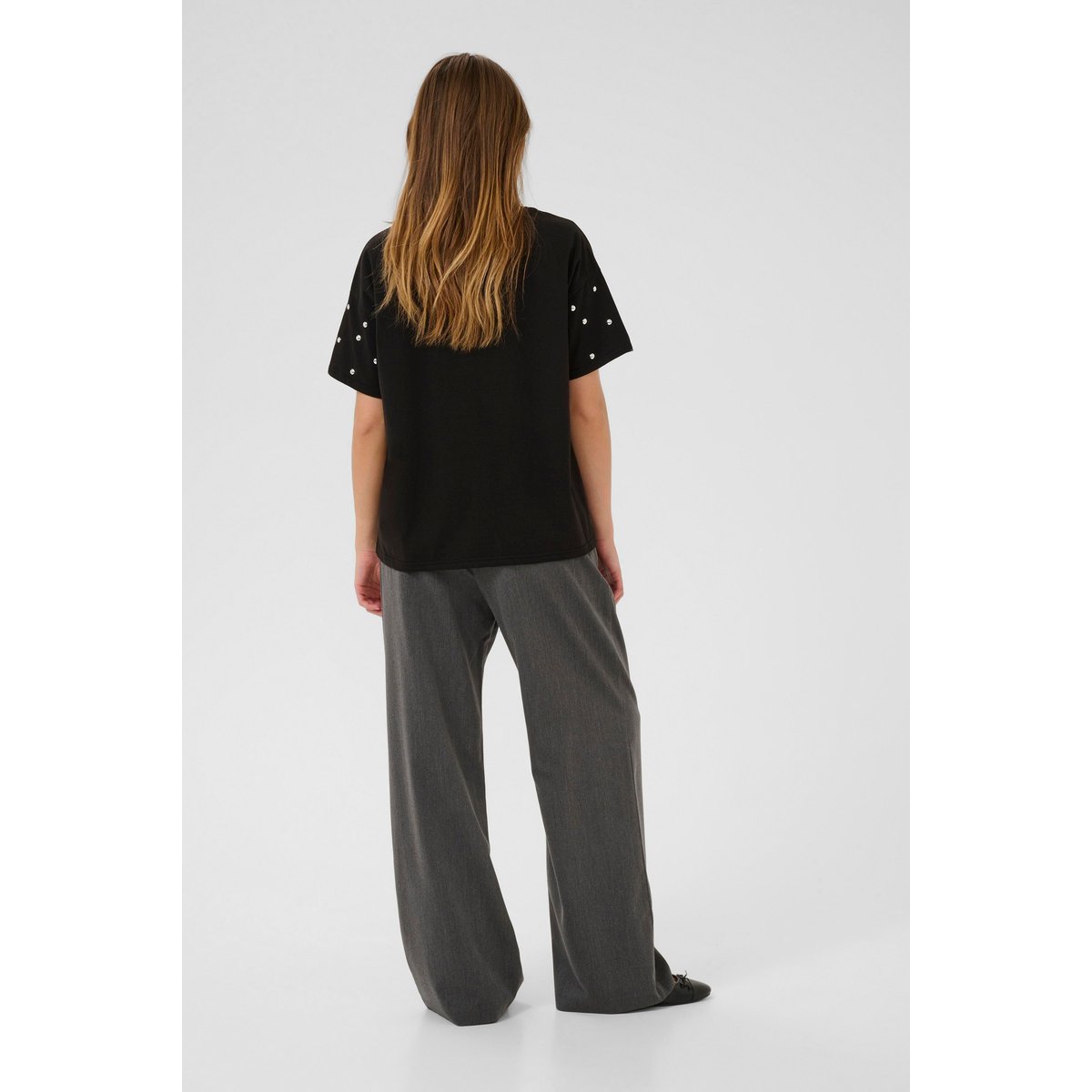 T-shirt à manches courtes noir black deep, KAFFE