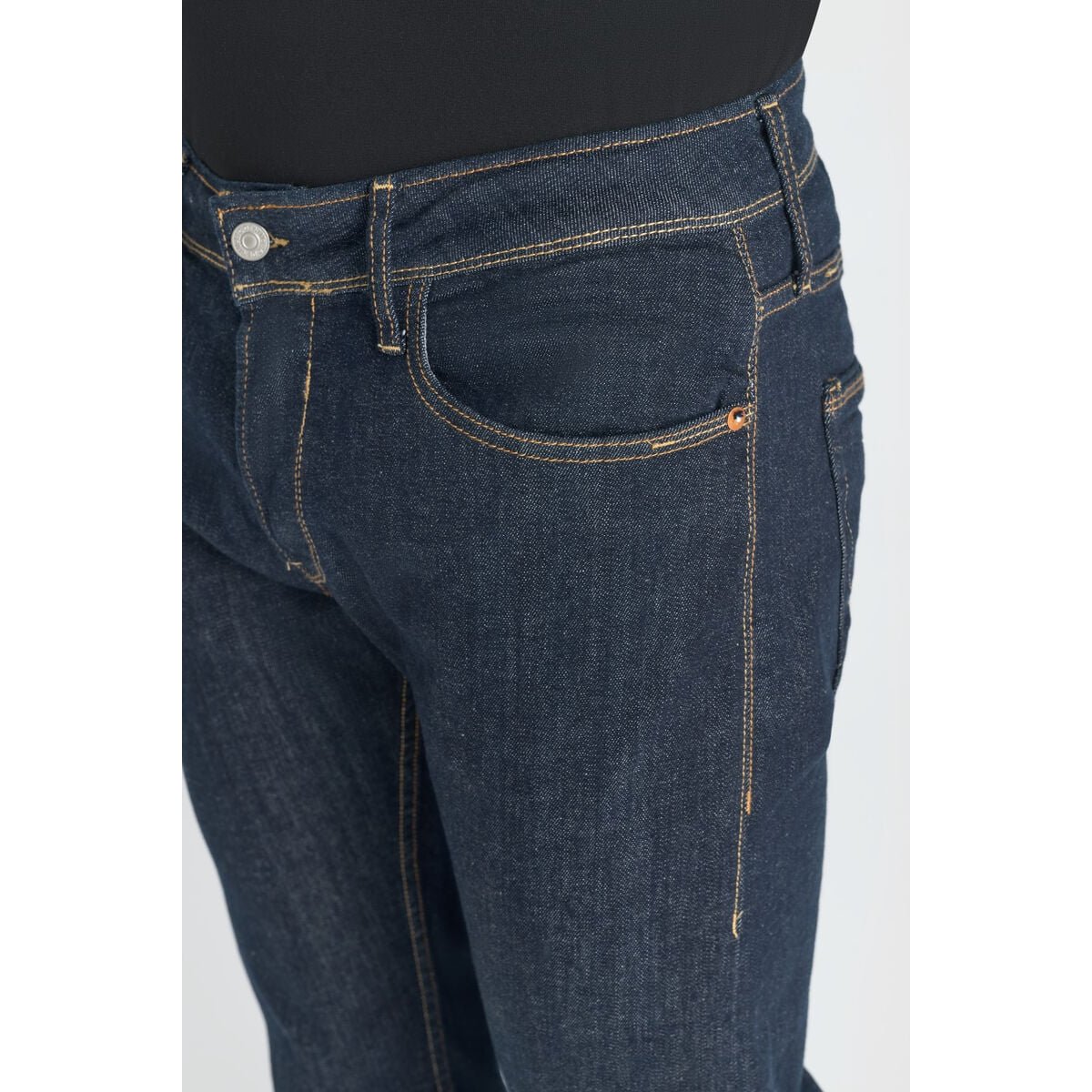 Pantalon droite en jeans ZULIGI purple, LE TEMPS DES CERISES
