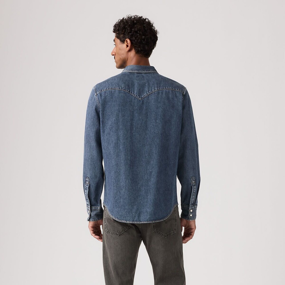 Chemise en jean Barstow Western bleu moyen, LEVI'S
