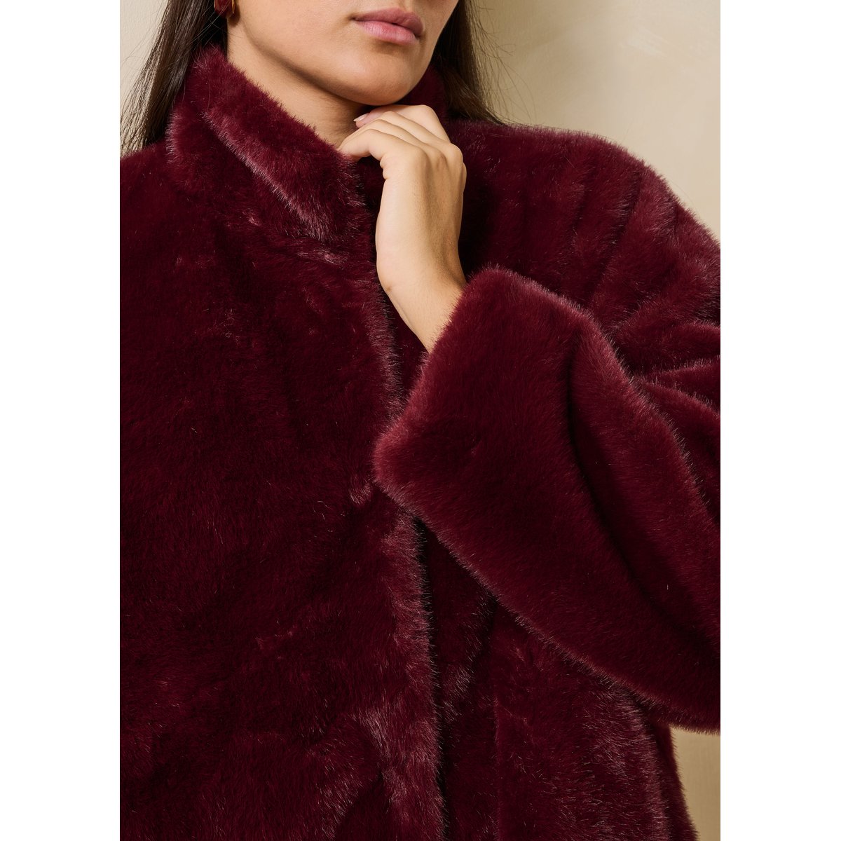 Blouson bomber oversize framboise, LA FEE MARABOUTEE