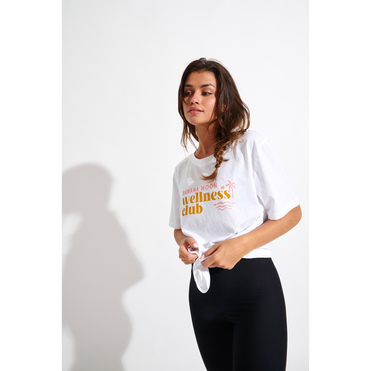 Tshirt Acelo - WELLTUNE blanc, BANANA MOON