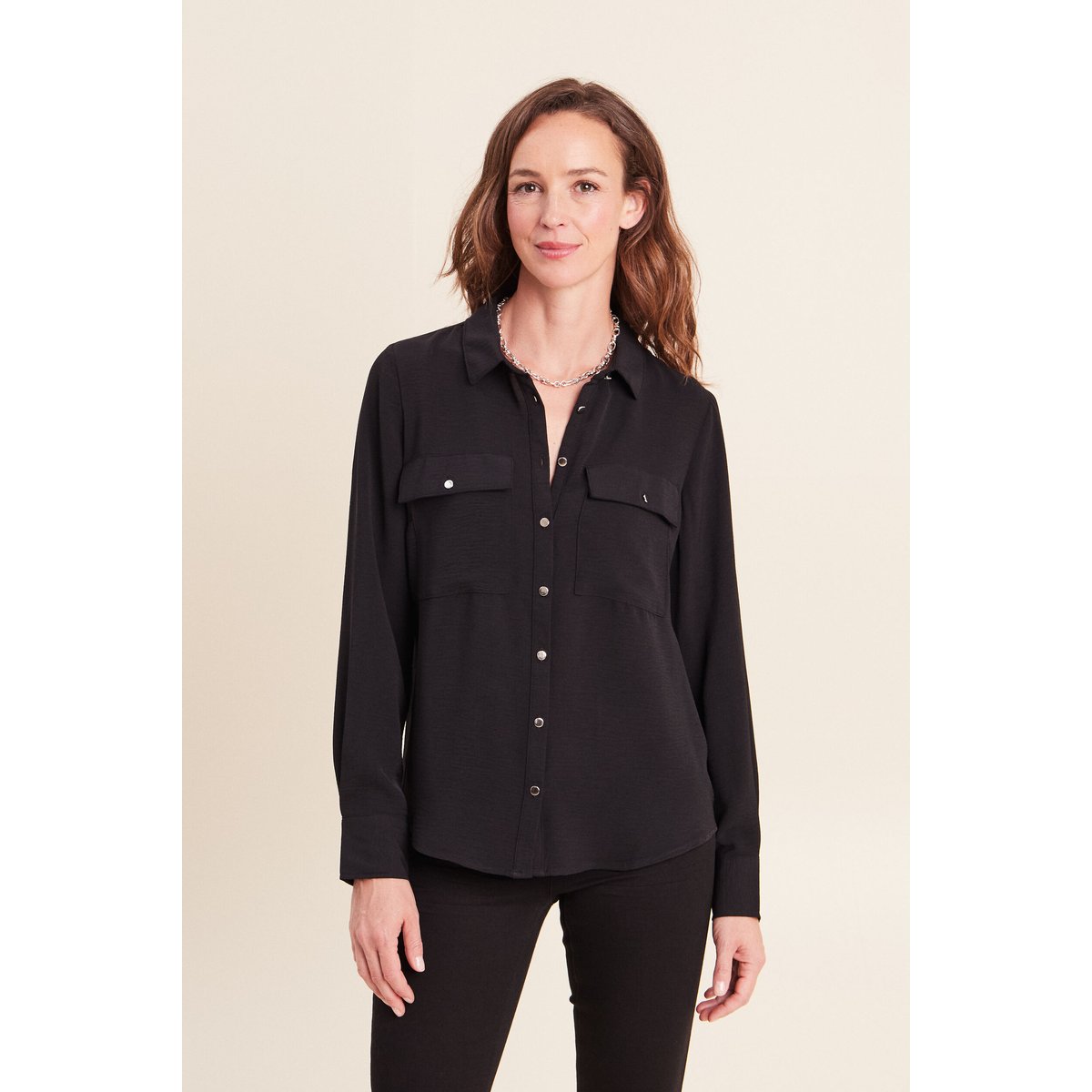 Chemise manches longues noir, BREAL