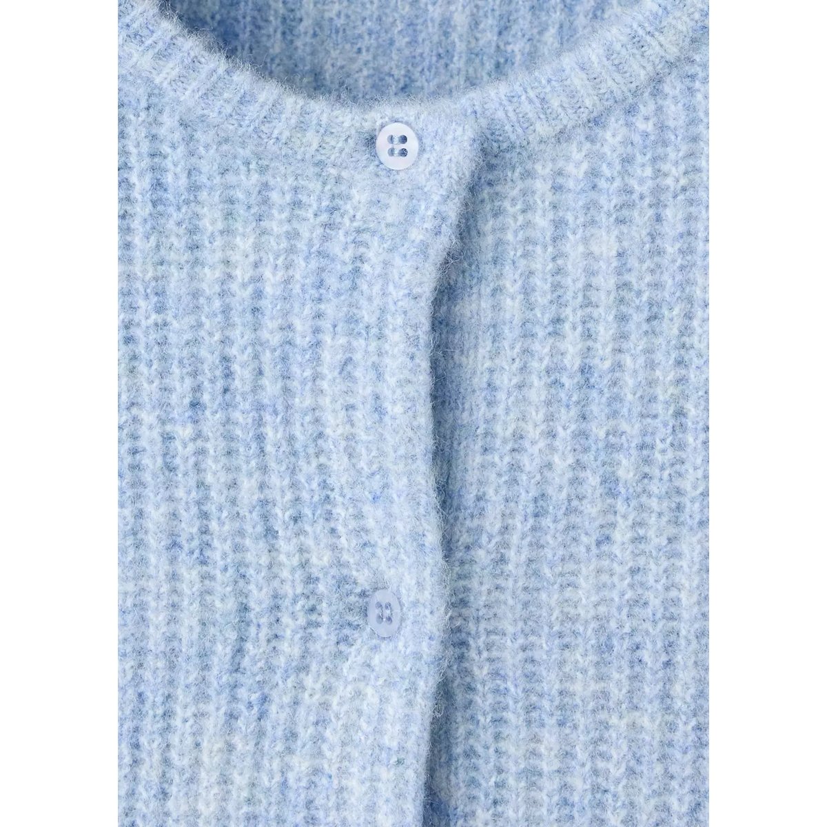 Cardigan en grosse maille côtelée bleu, MANGO KIDS