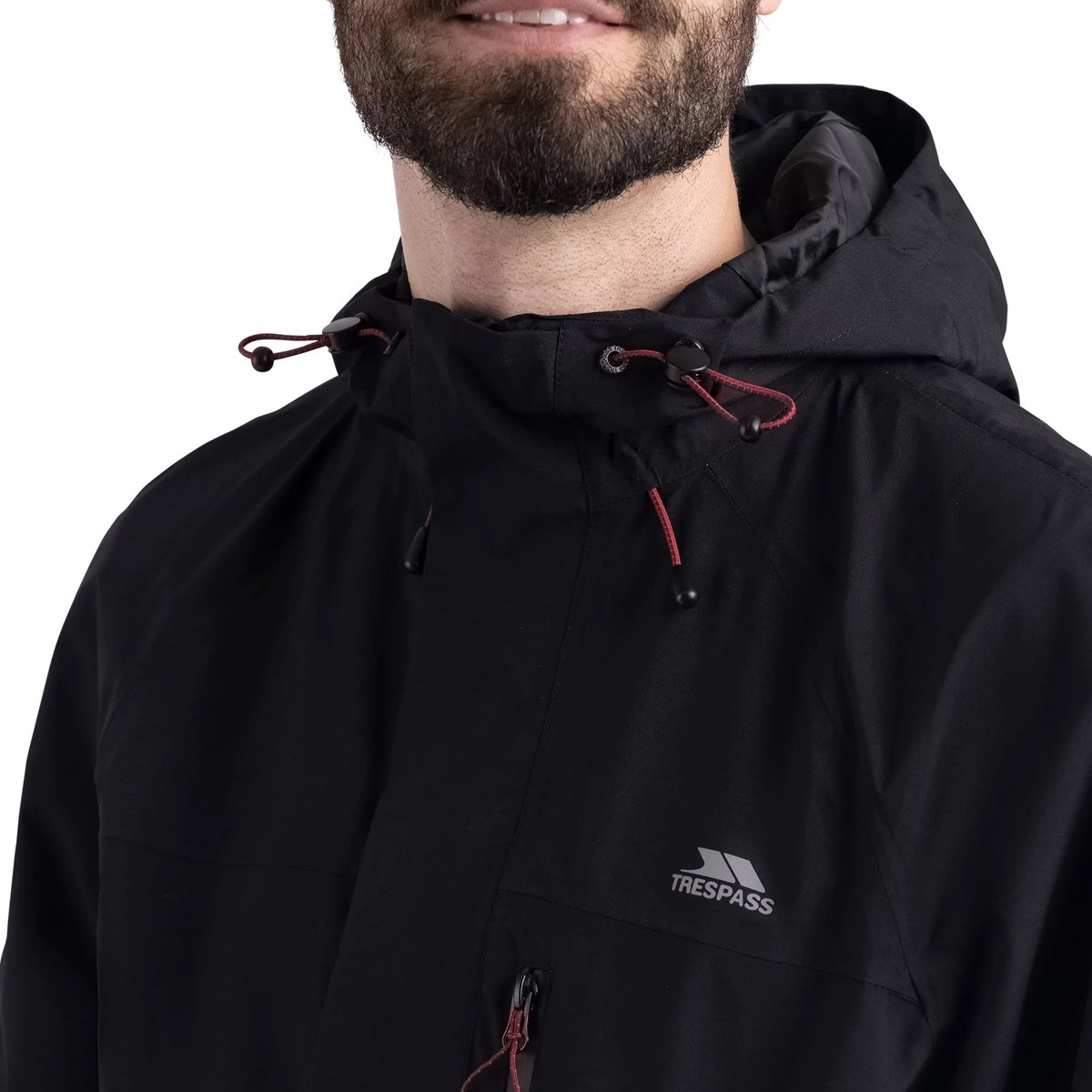 Veste imperméable CARNISH noir, TRESPASS