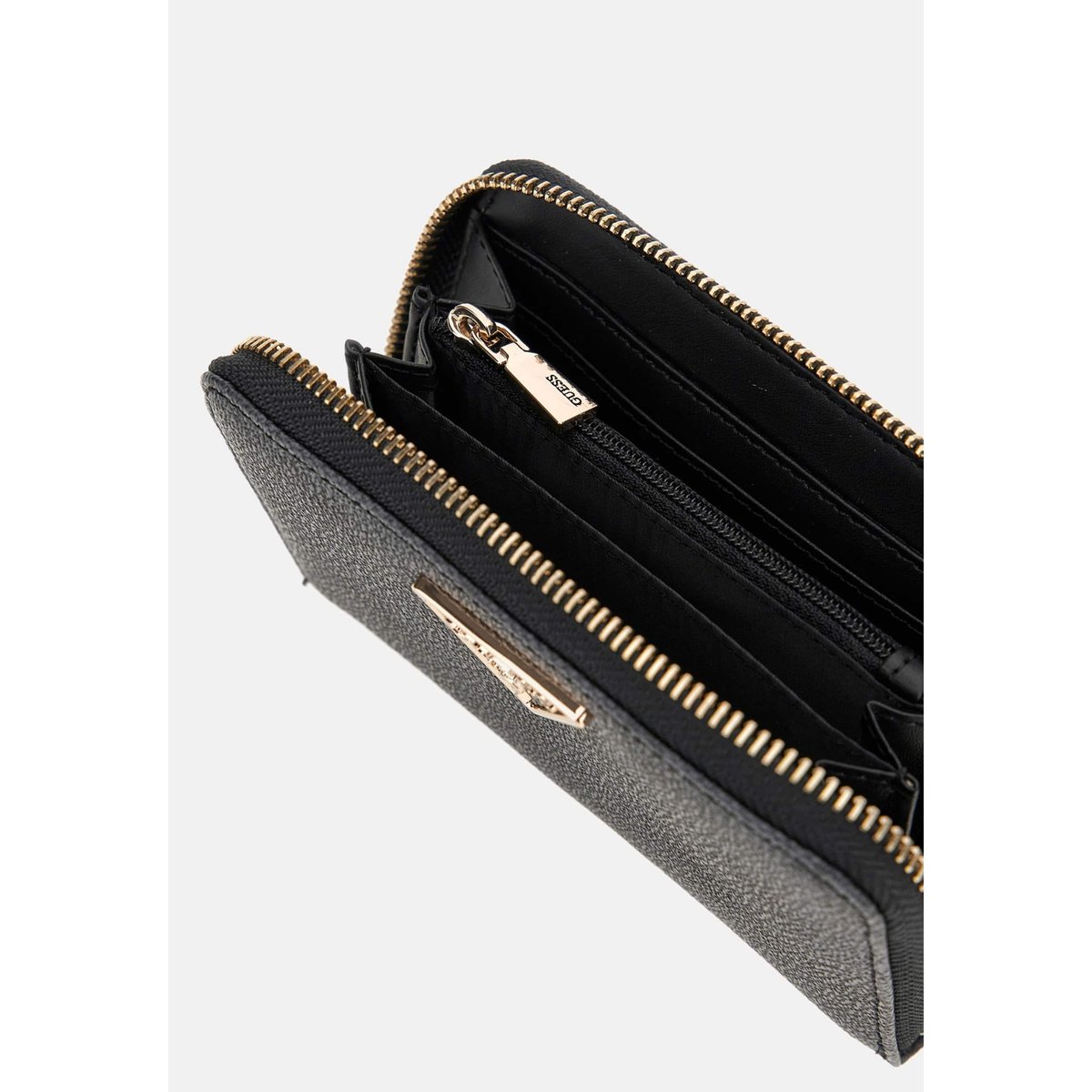 Mini Portefeuille Laurel Logo 4G noir multi, GUESS