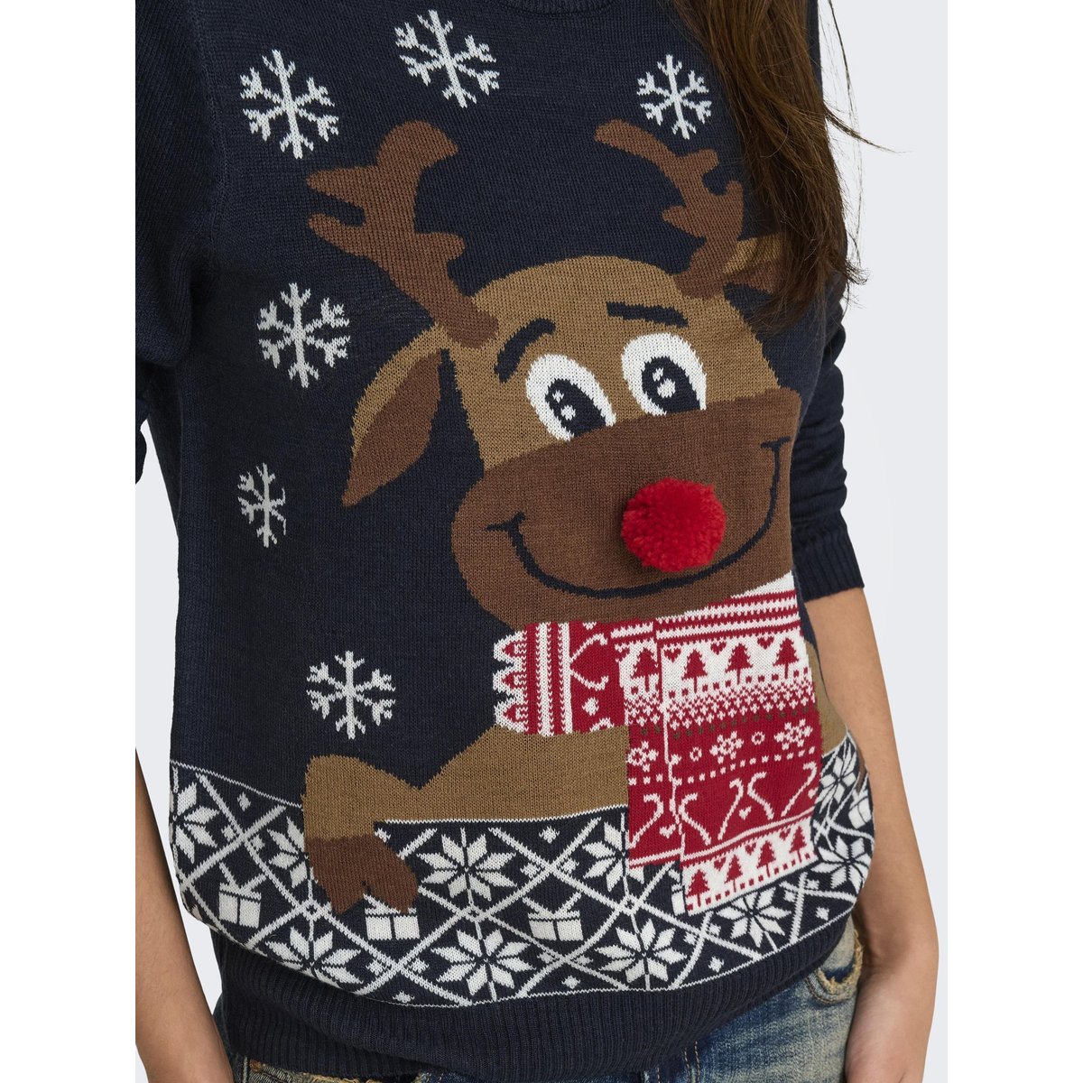 ONLXMAS Pull en maille Pull en maille night sky 1, ONLY