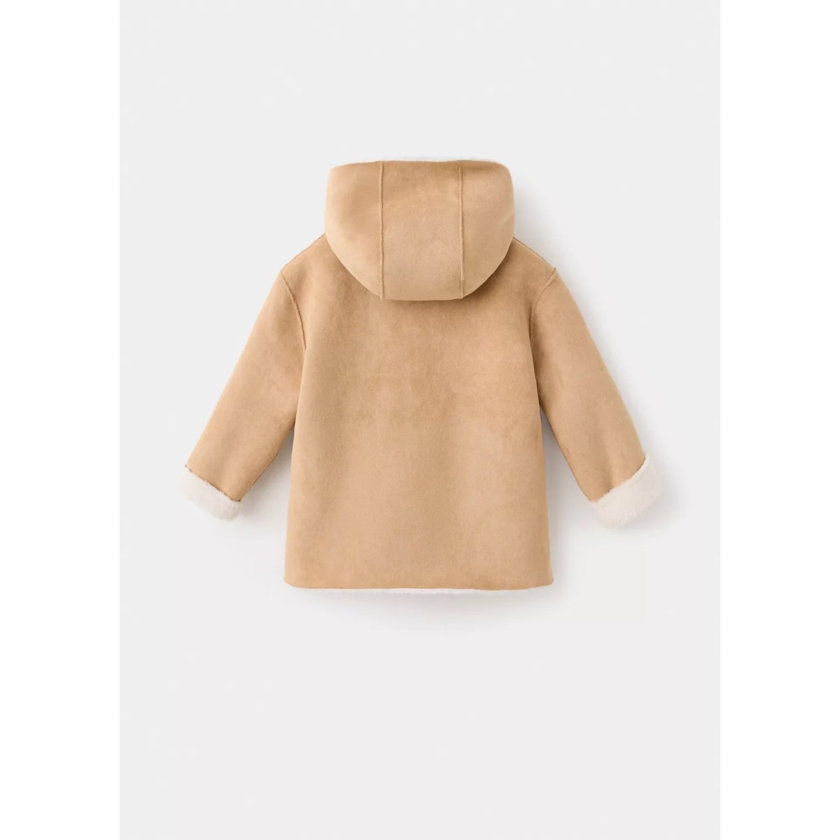 Manteau long double face marron, MANGO BABY