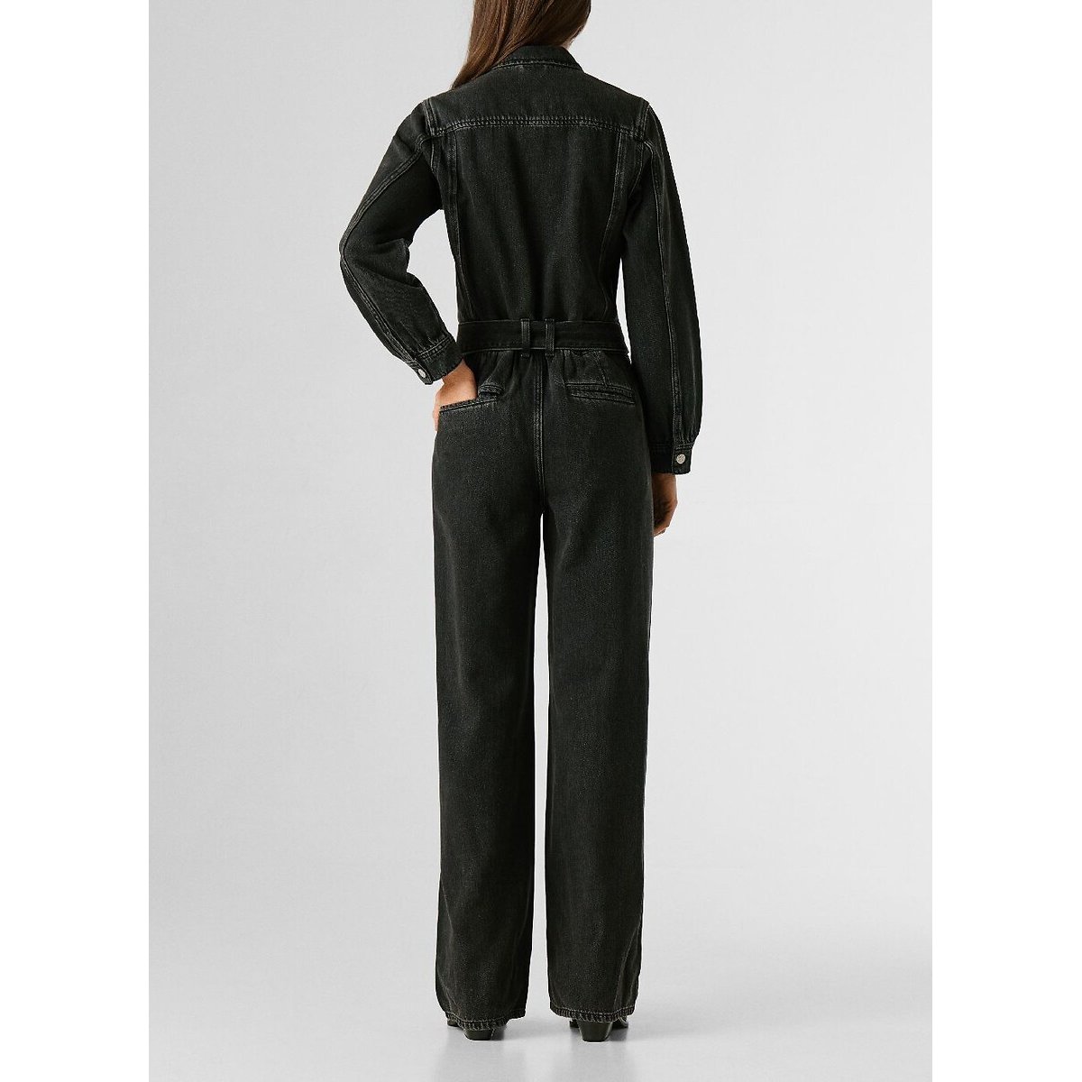 Combinaison en jean denim noir, PEPE JEANS