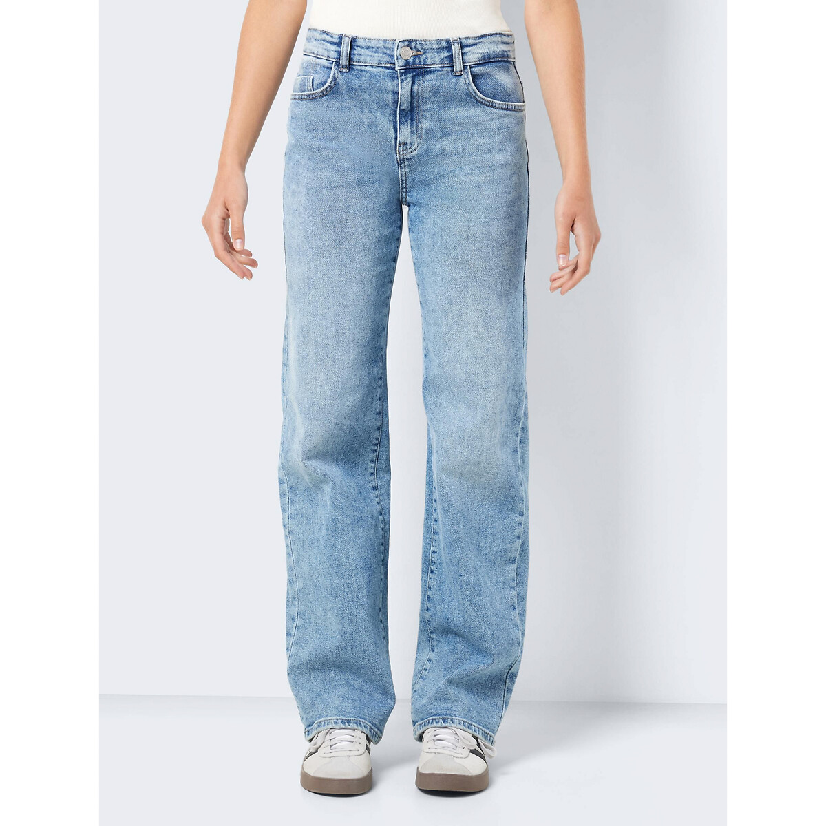 Jean large, taille standard light blue, NOISY MAY