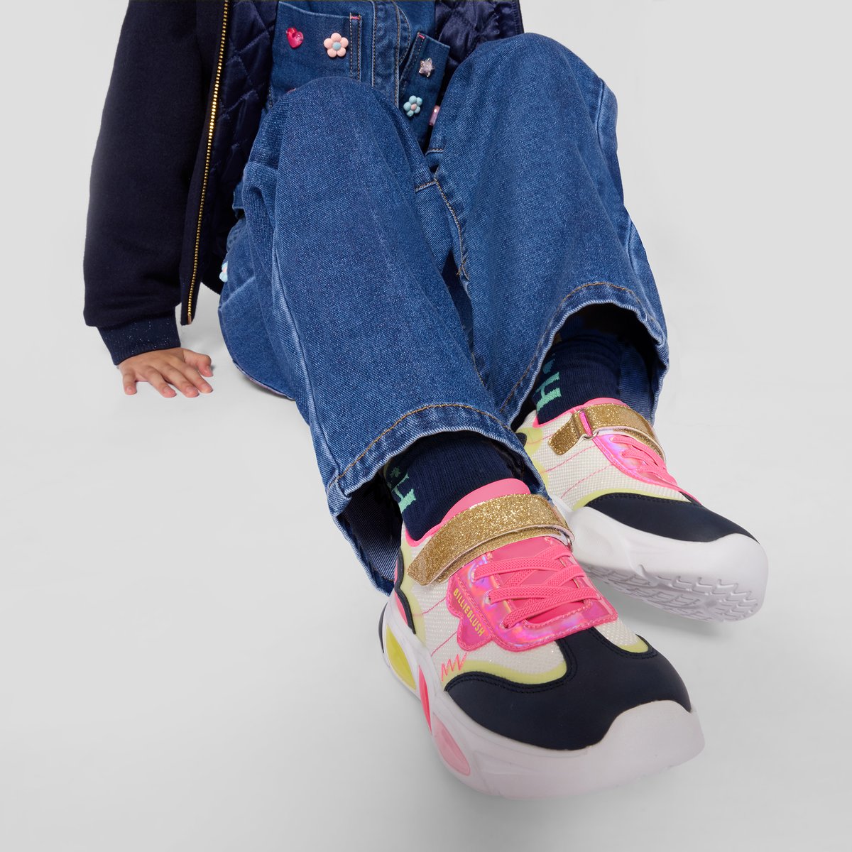 Pantalon en denim stone pousse, BILLIEBLUSH