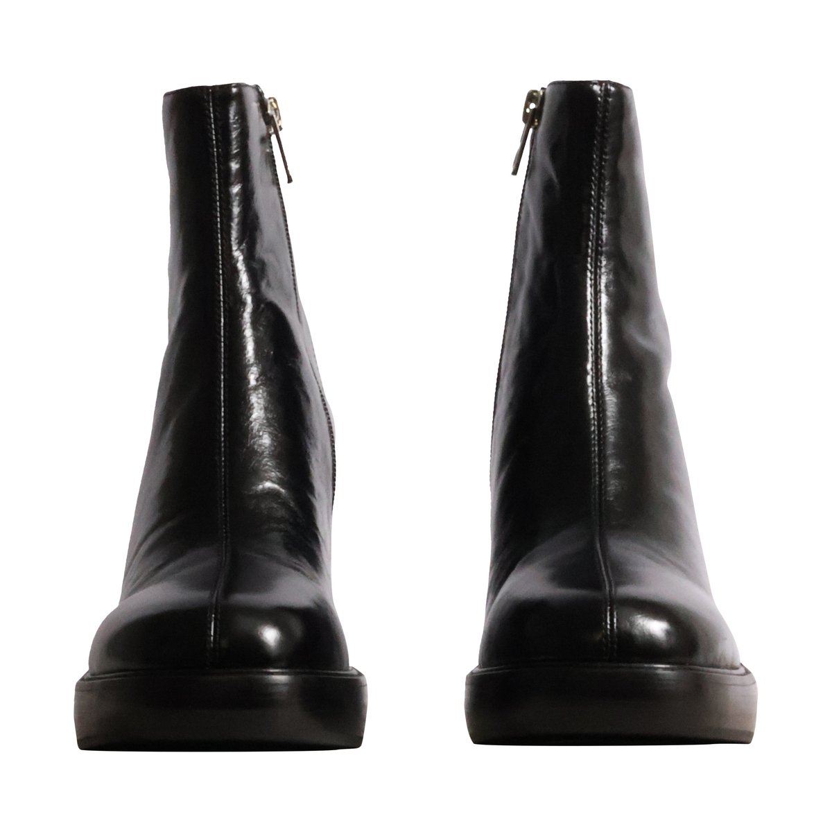 Bottines Cuir Clea noir, EMILIE KARSTON