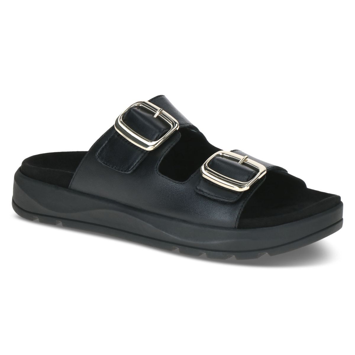 Mule en cuir noir nappa, CAPRICE