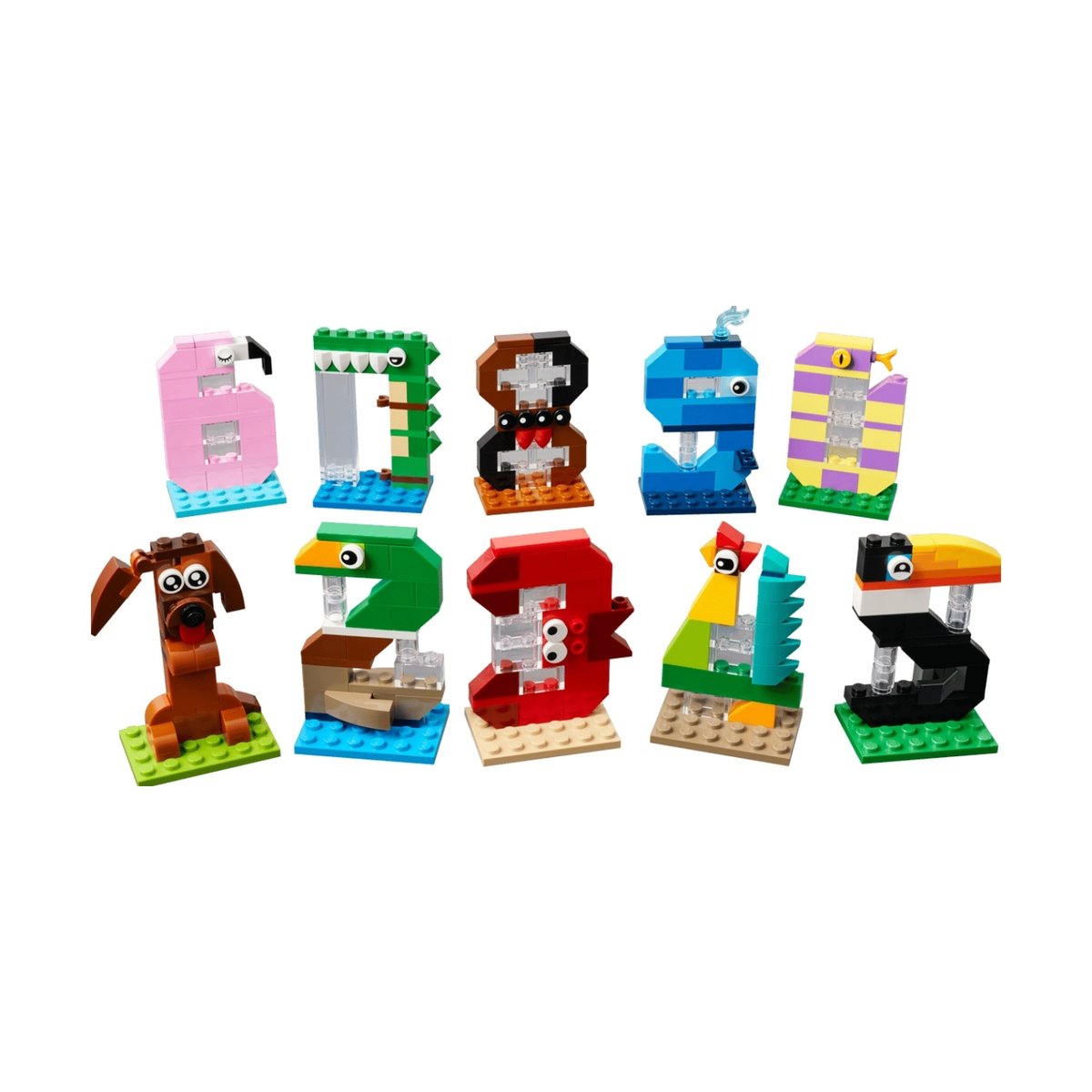 LEGO - Les chiffres d'anniversaire - 40807 multicolore, LEGO