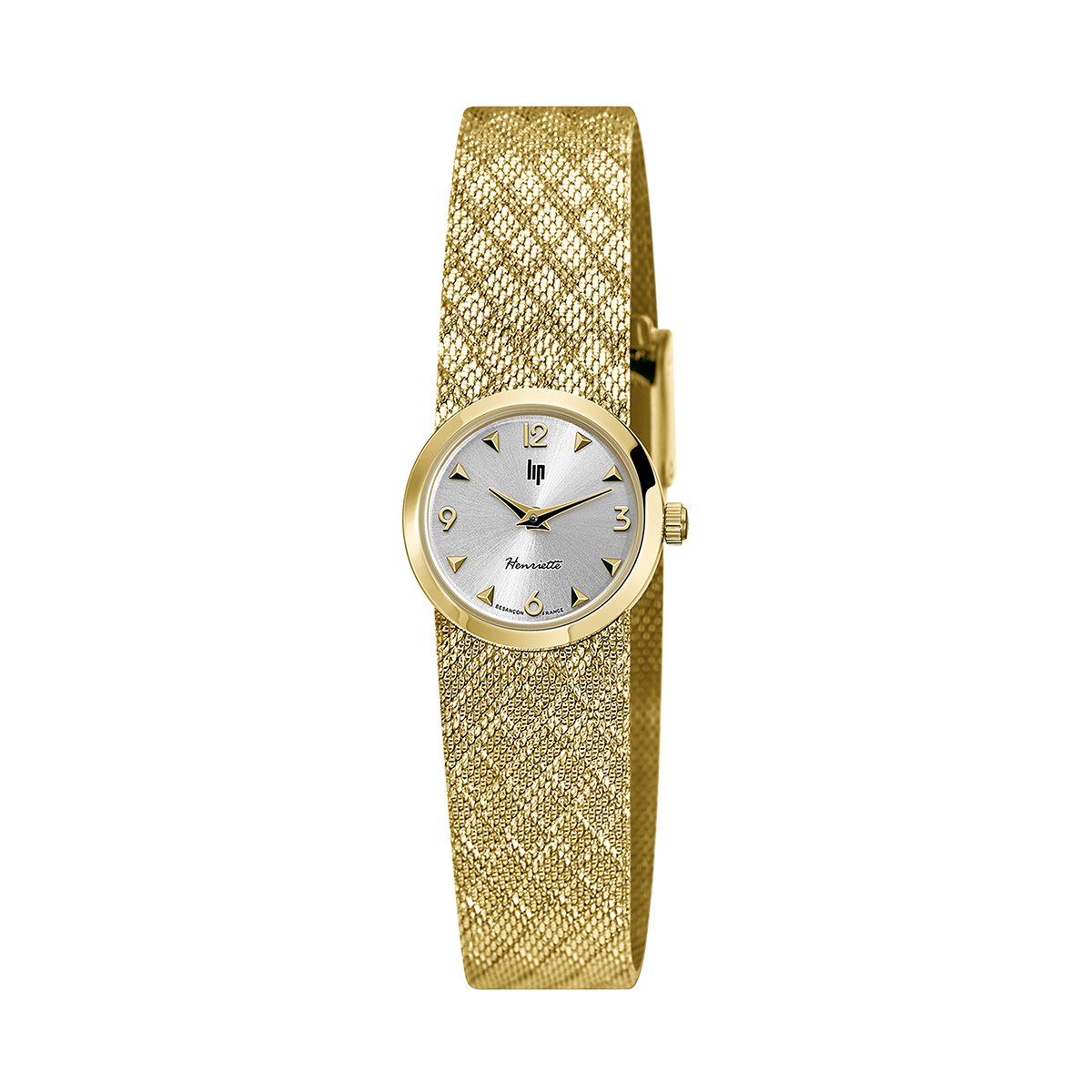 Montre Analogique HENRIETTE doré argenté doré, LIP