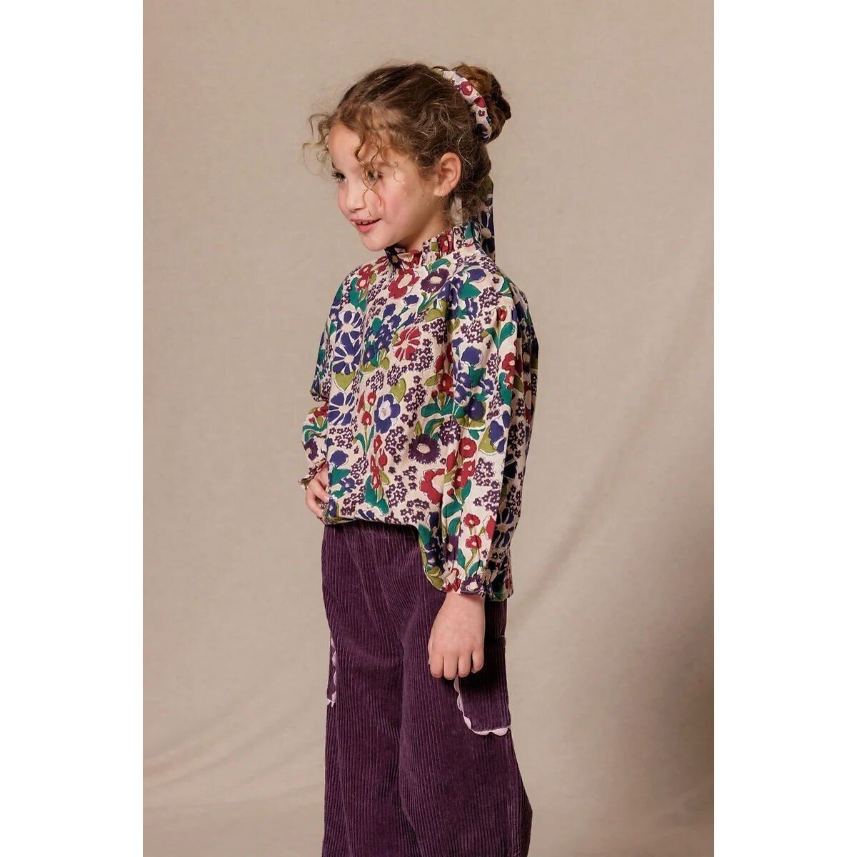 Pantalon en velours PRATIK violet, APACHES COLLECTIONS