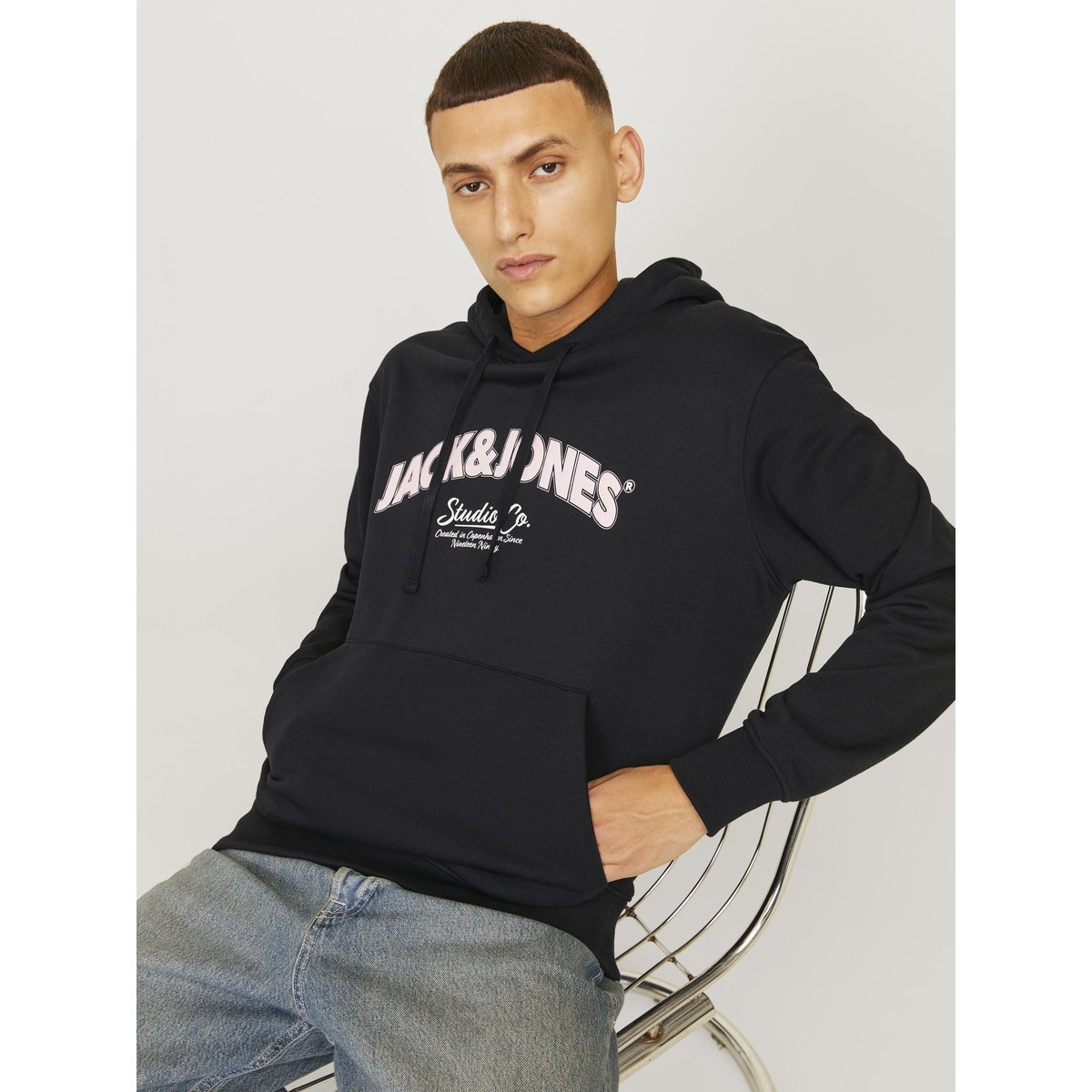 Sweat À Capuche noire - black, JACK & JONES