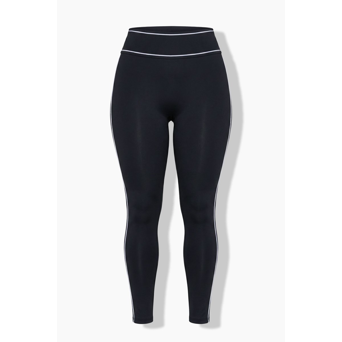 Legging avec passepoils fantaisie noir, ULLA POPKEN