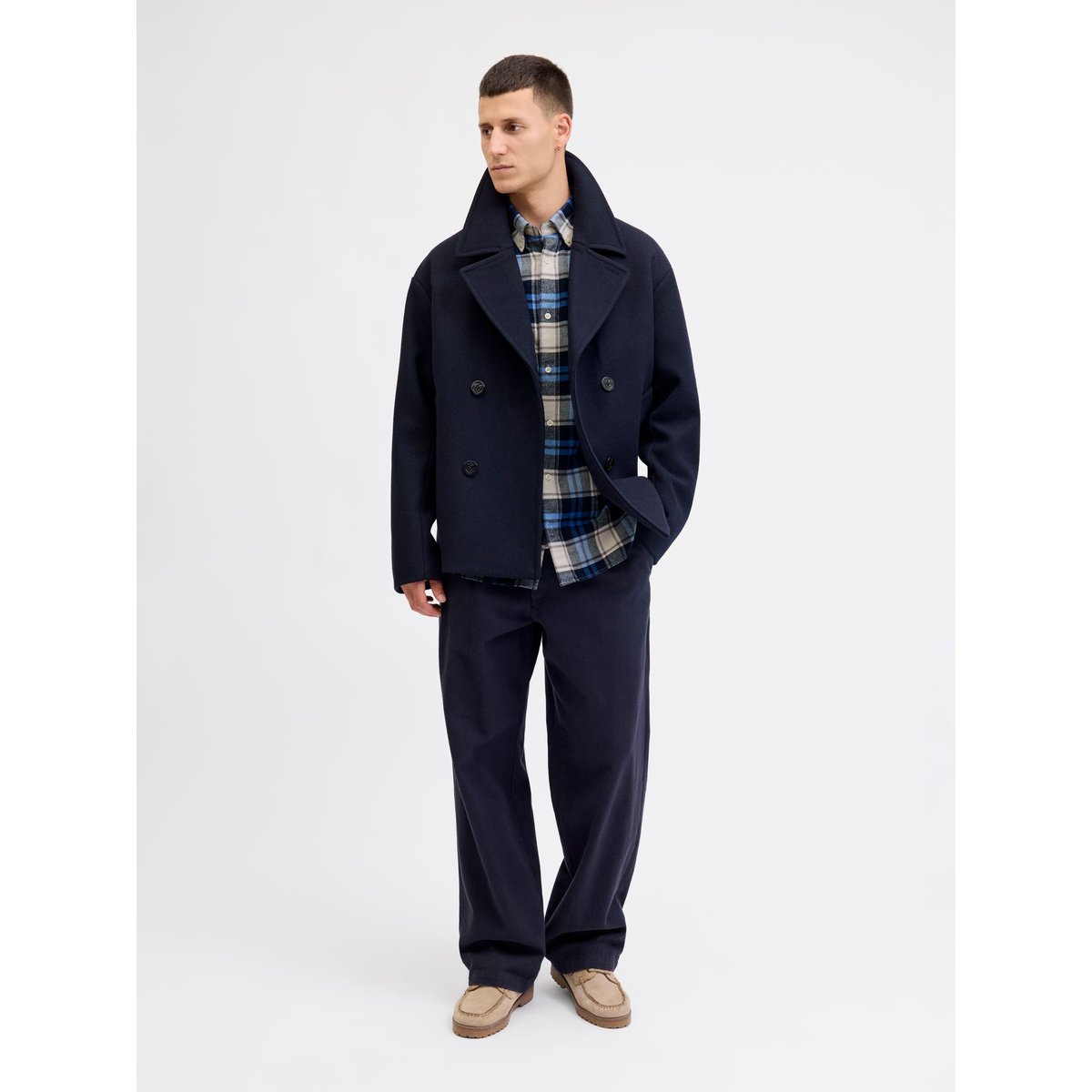 Chemise En Flanelle navy blazer 1, JACK & JONES