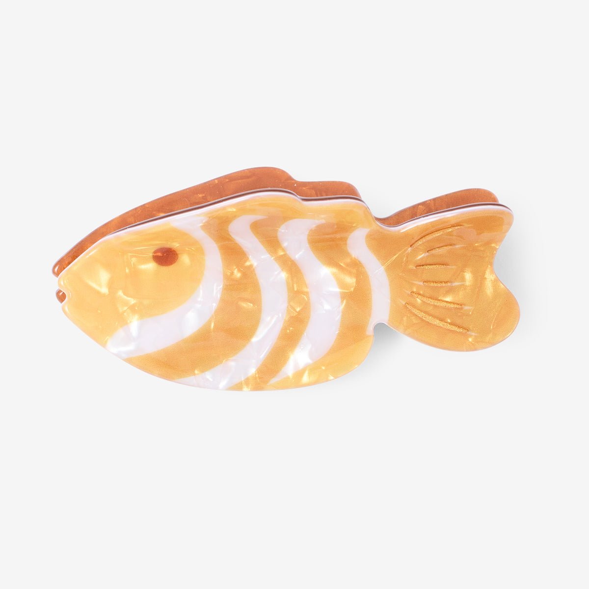 Pince à cheveux poisson orange orange, BALABOOSTE