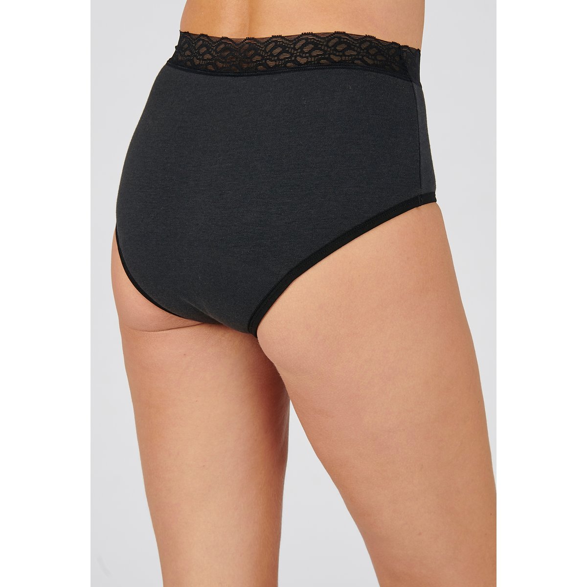 Culotte midi absorbante Confidence noir, DAMART