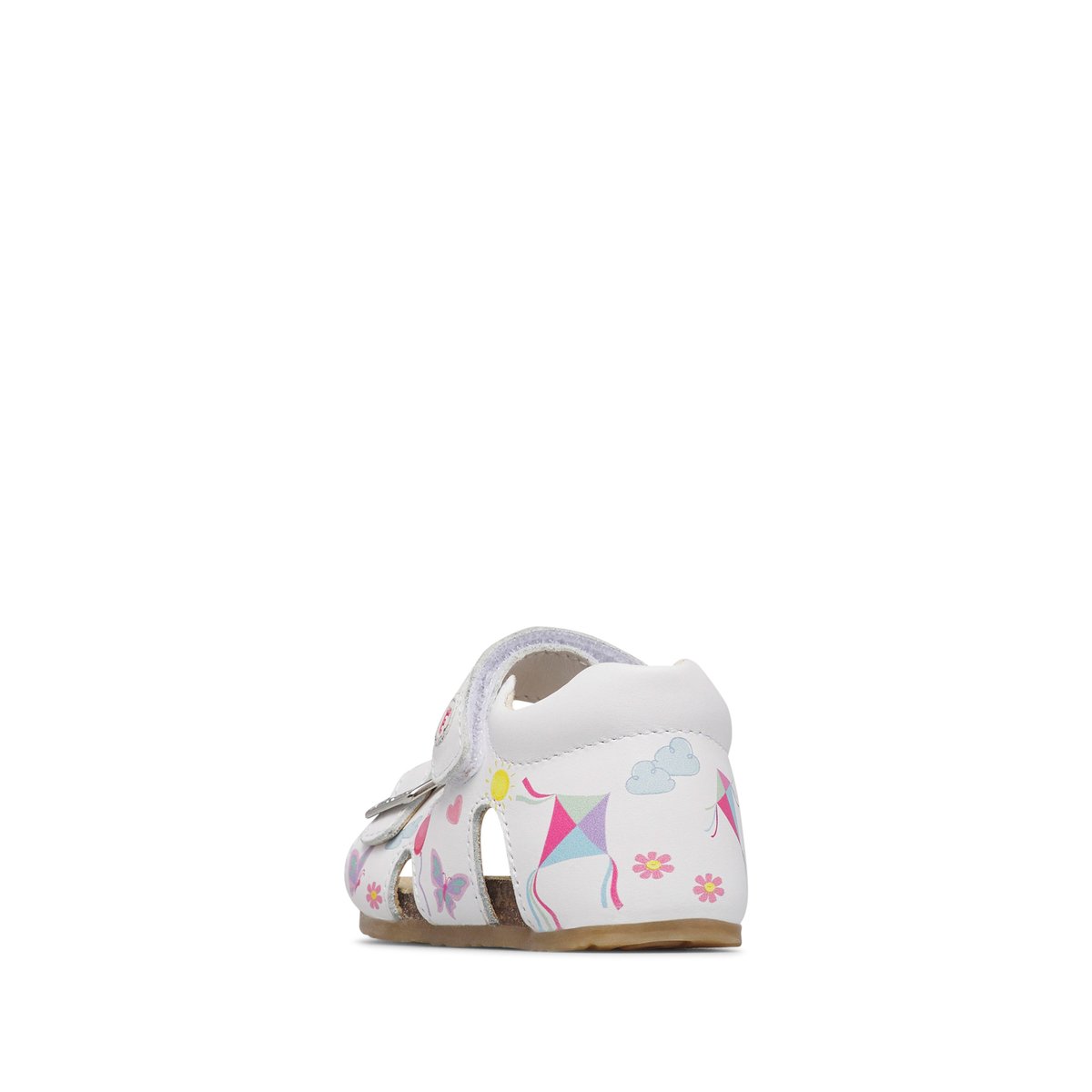 Sandales en cuir CLAUMY blanc-, FALCOTTO