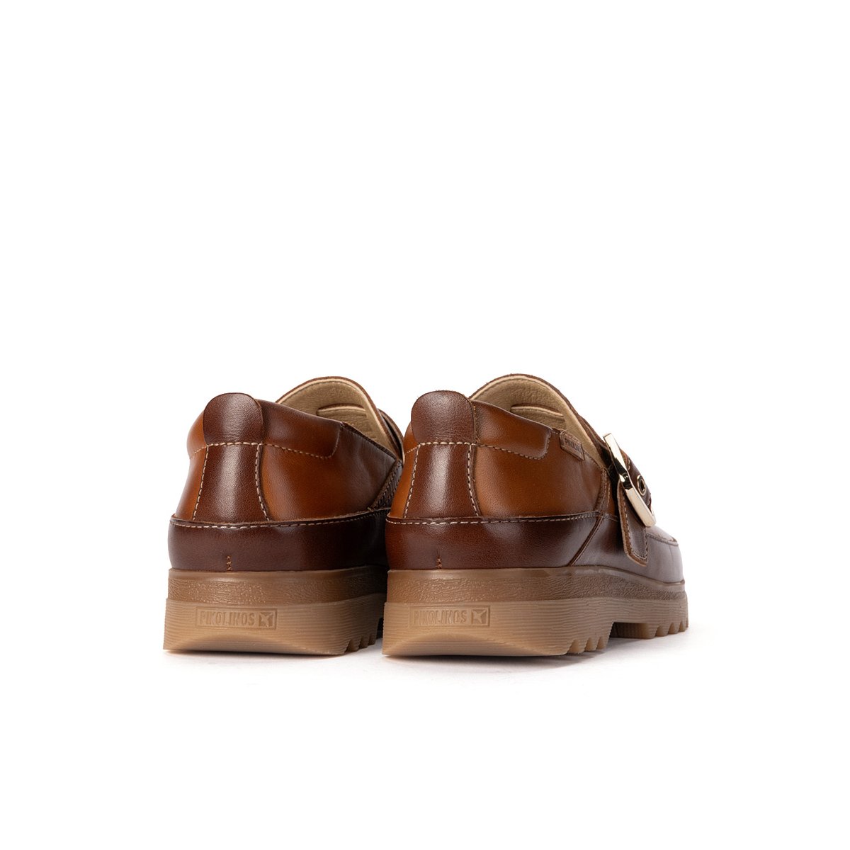 Chaussures plates cuir Vigo brandy, PIKOLINOS