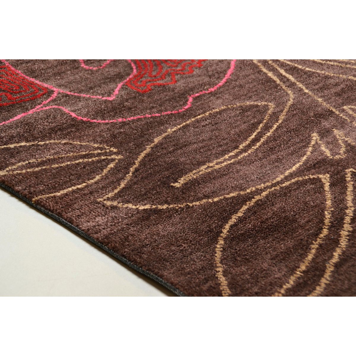 Tapis de Salon tapis Moderne Design TROPICAL PASSION - 71% Polyester 20% Acrylique 9% Bambou marron multicolore, ARTE ESPINA