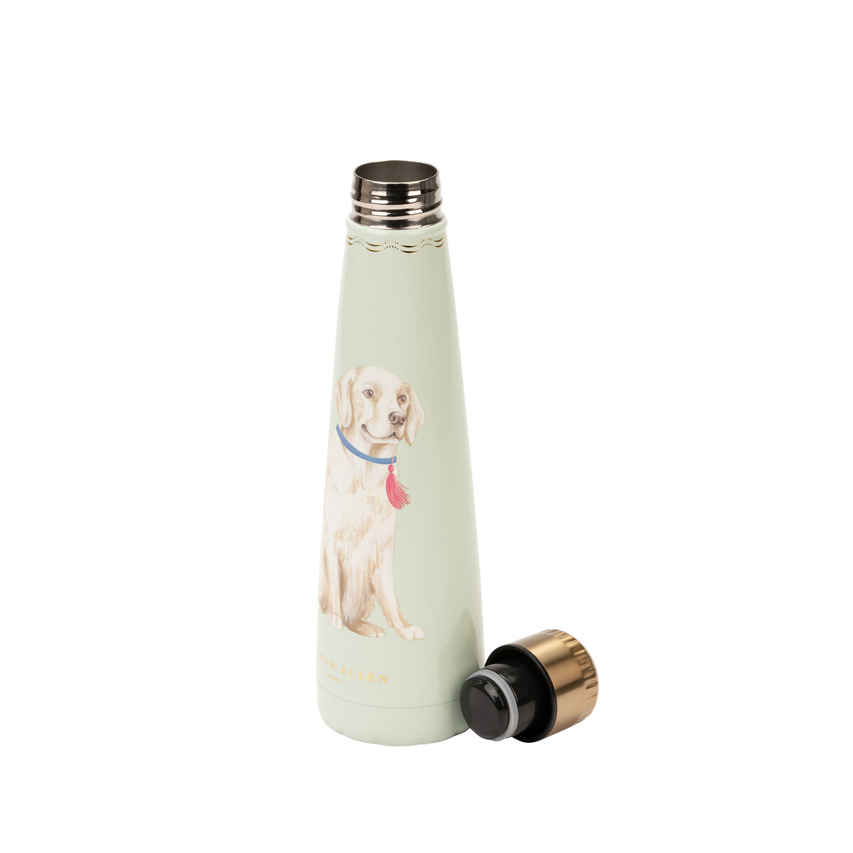 Stainless Steel Drinks Bottle in Labrador blue, YVONNE ELLEN