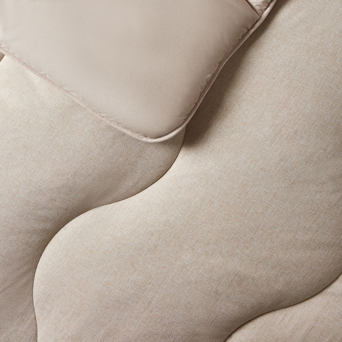 4.5 Tog Soft Weave Coverless Duvet and Pillowcase Set oatmeal, NIGHT LARK