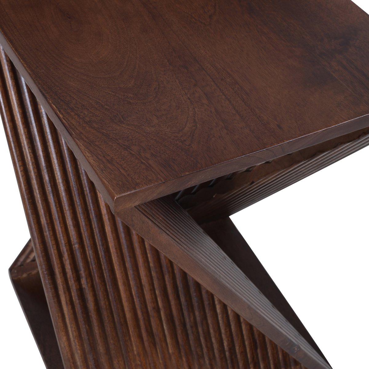 Table d'appoint, bois de manguier foncé, SIMIA noyer, NORDLYS