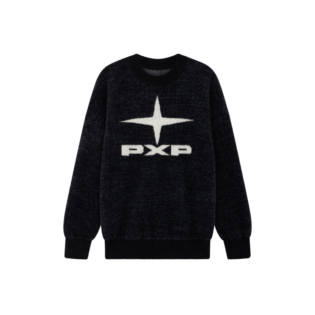Pull col rond Essentials noir, PROJECT X