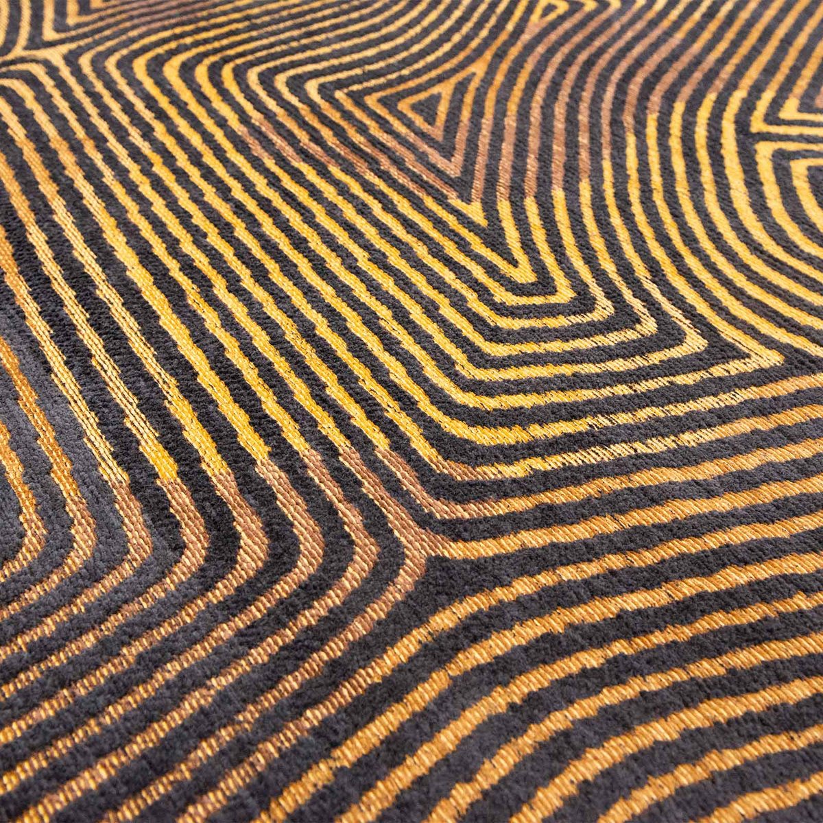 Tapis intérieur/extérieur tissé plat BLACK HORIZON marron, NOVATREND