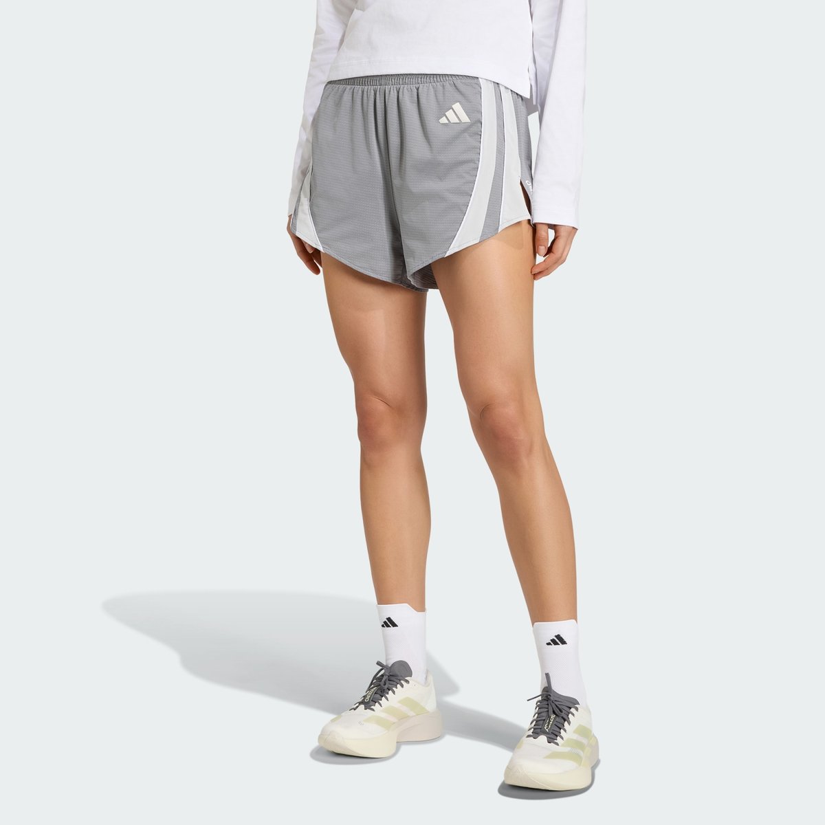Short De Running Adizero Archive Short De Running Adizero Archive grey three / grey one, adidas Performance