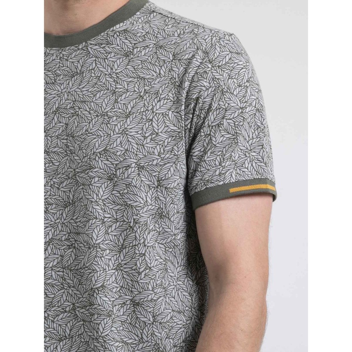 T-shirt Col Rond Pur Coton Noyuki kaki, RITCHIE