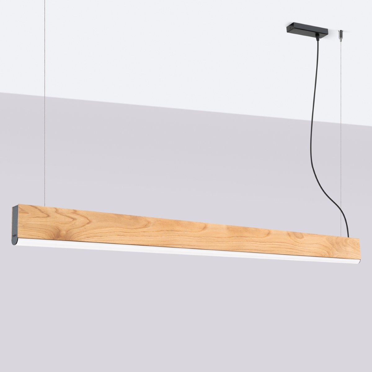 Suspension Bois Chêne LED 1 Lykke chêne, EDEN