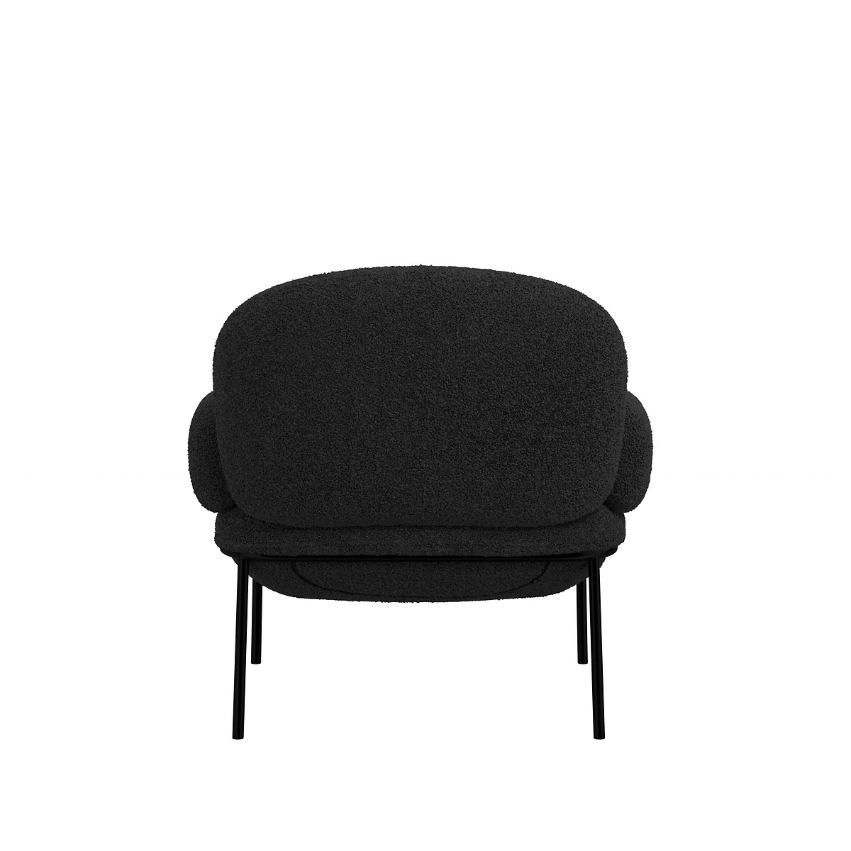 Ainsley Upholstered Accent Chair with Slim Legs black, ÉDITÉ