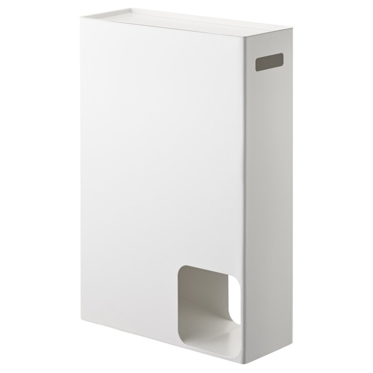 Réserve papier WC rangement design  Plate blanc, YAMAZAKI