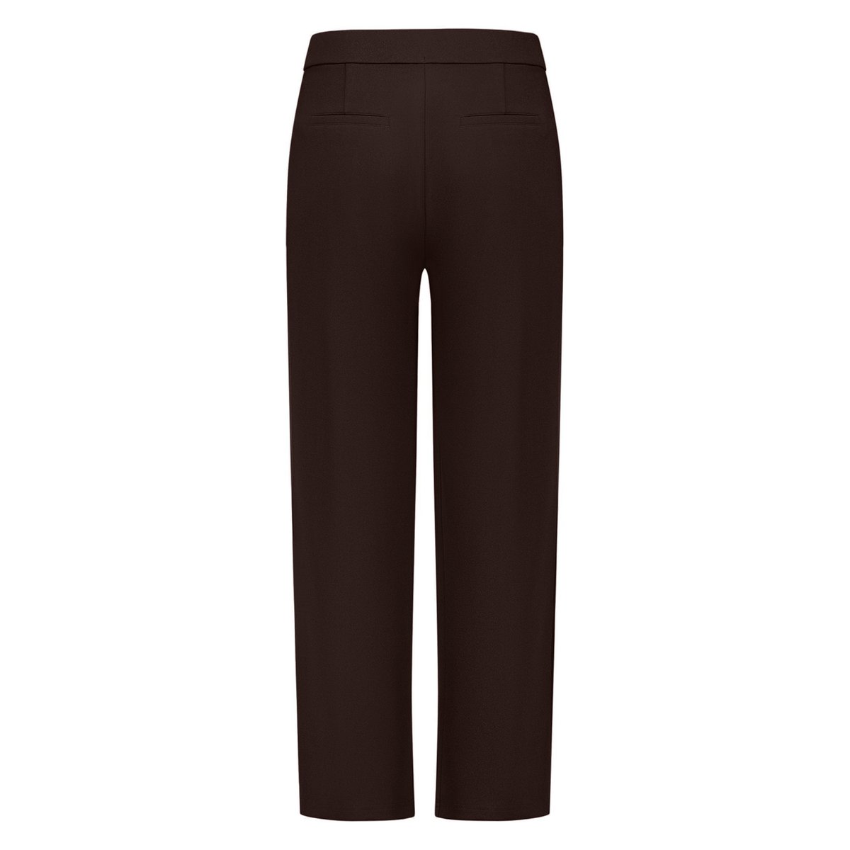 Pantalon casual à jambes larges chocolate plum, ZERO