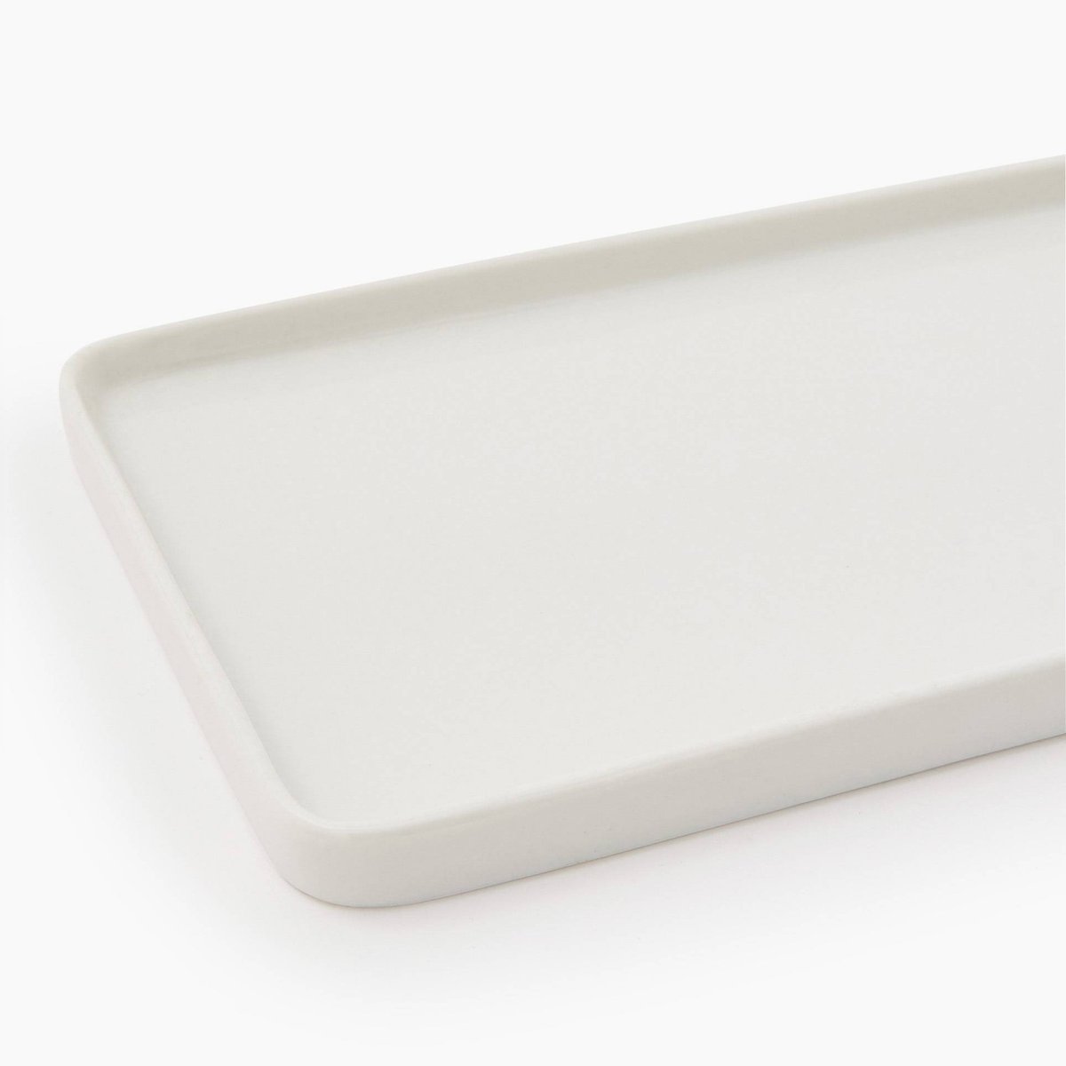 Plat rectangulaire, 30cm blanc, MONOPRIX MAISON