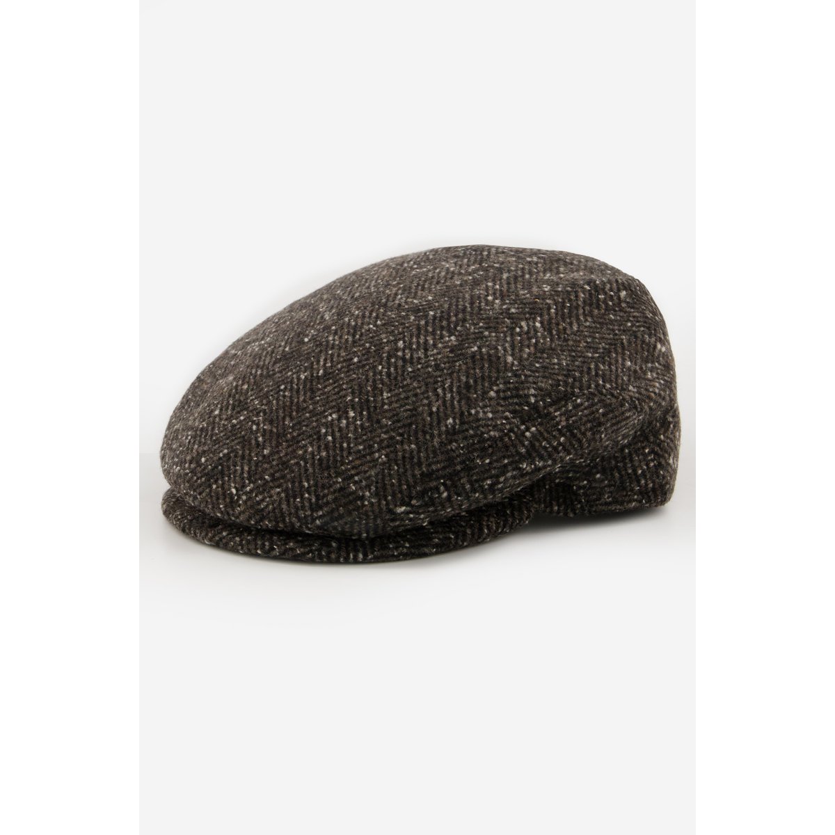 Casquette en mélange de laine à marron, JP1880