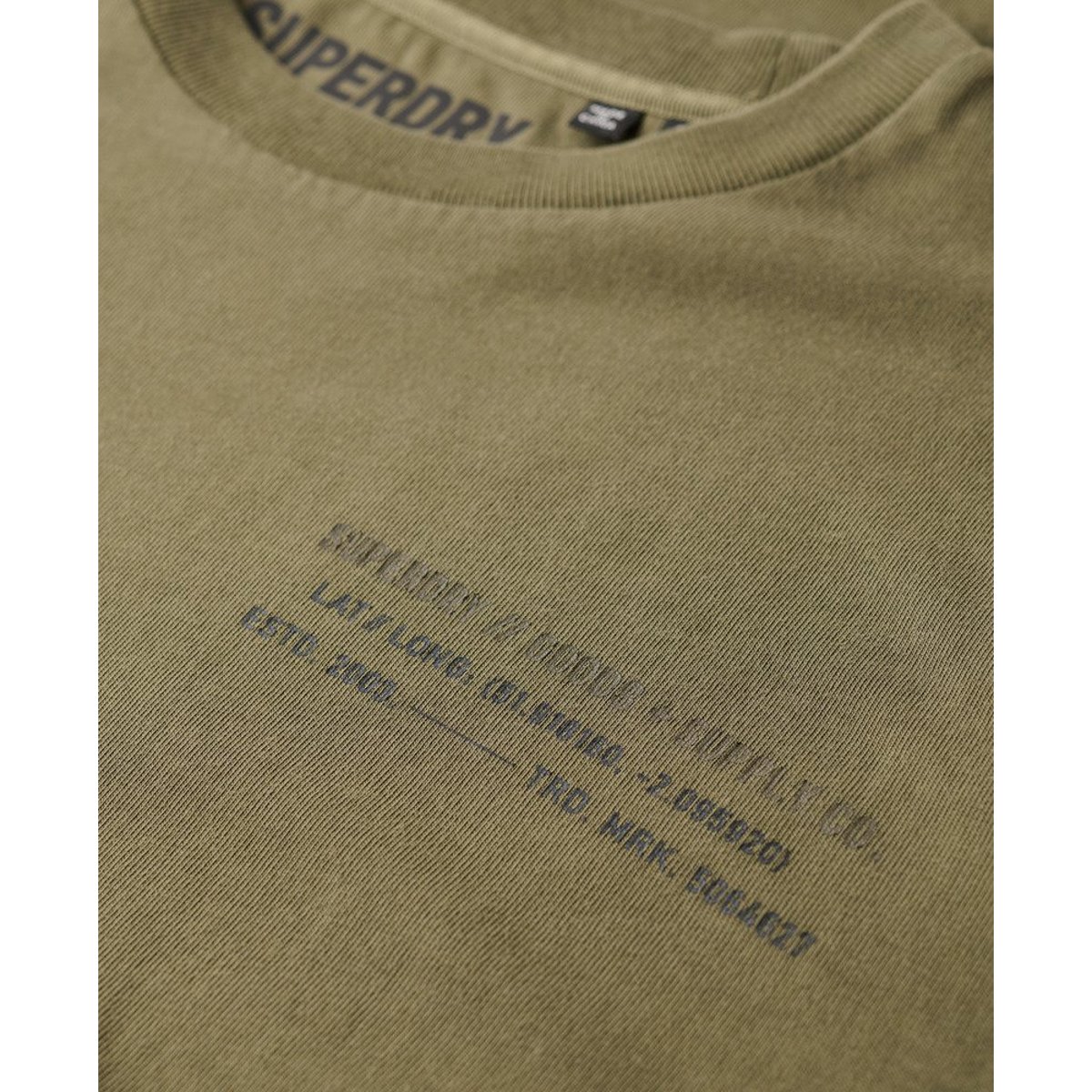 T-shirt à motif Utility Sport vert olive foncé, SUPERDRY