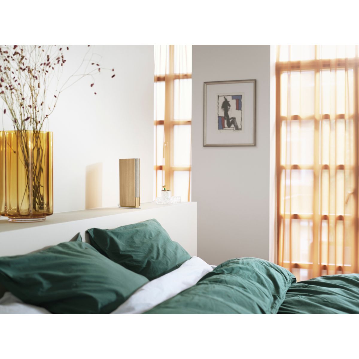 Enceinte portable Beosound Emerge Gold Tone Alu/Light Oak couleur unique, BANG ET OLUFSEN