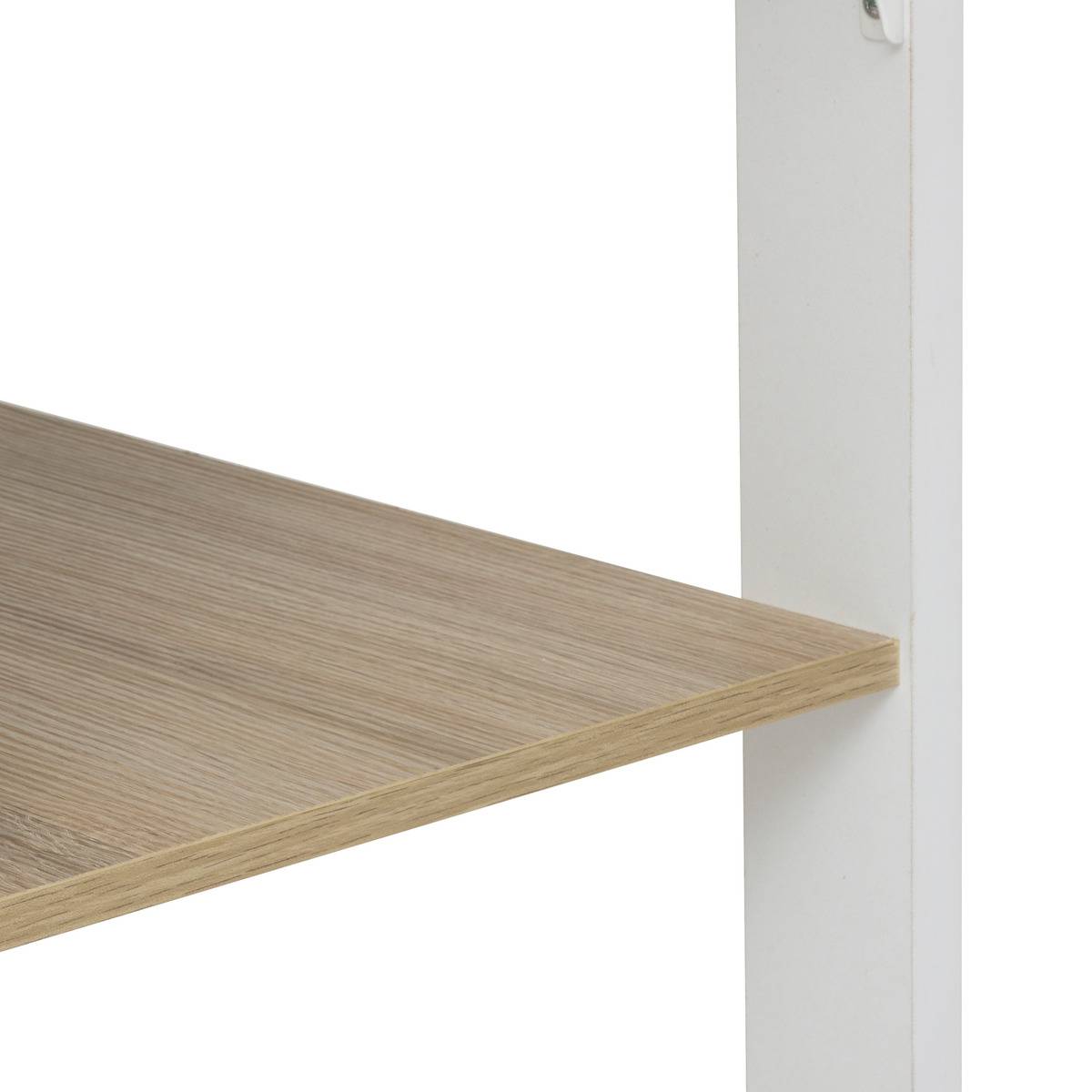 Table de bar 2 places avec rangements EAT UP blanc, 5FIVE SIMPLY SMART