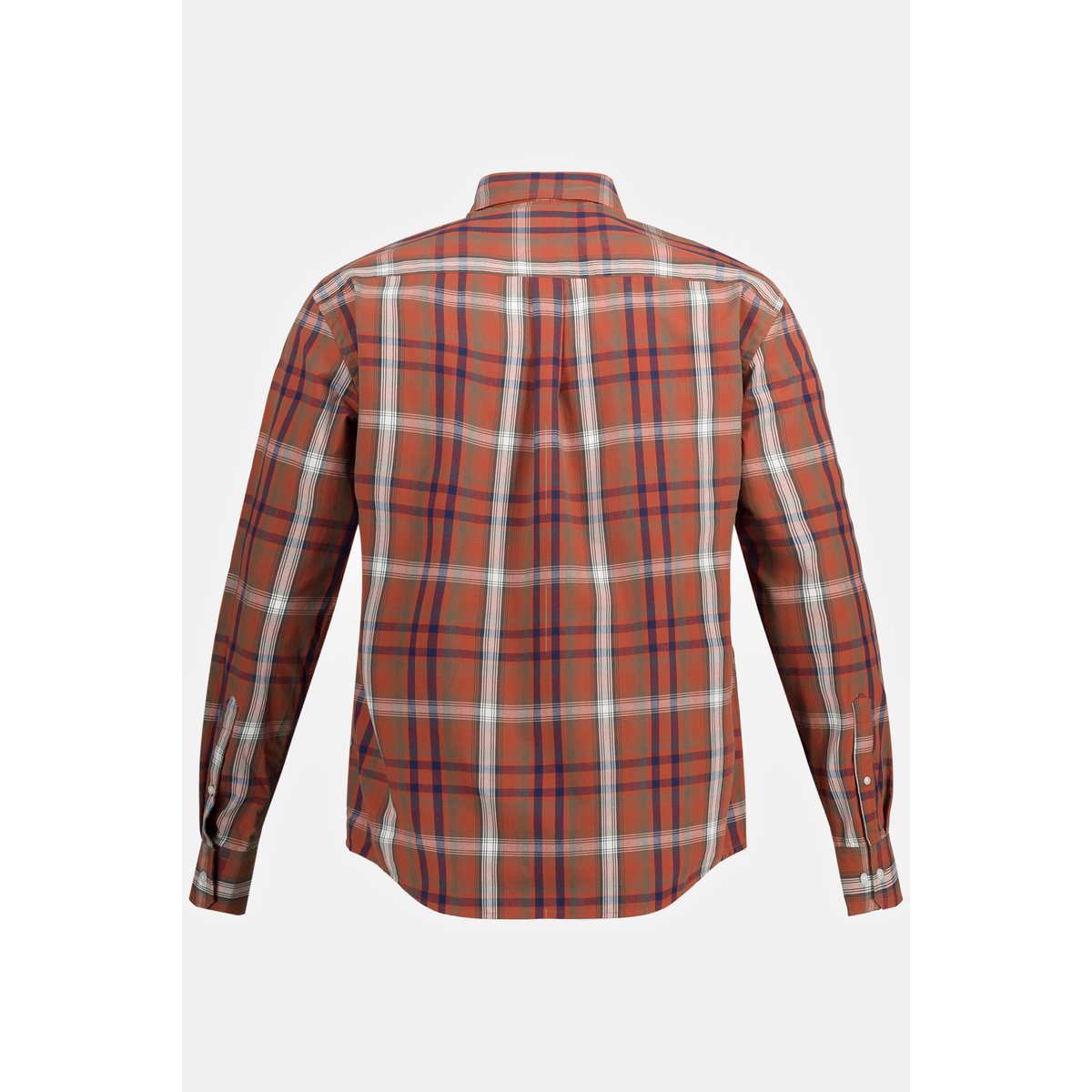 Chemise à carreaux orange foncé, JP1880