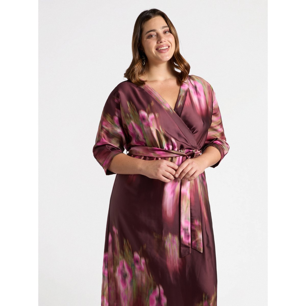 Robe imprimé dégradé fuchsia, FIORELLA RUBINO