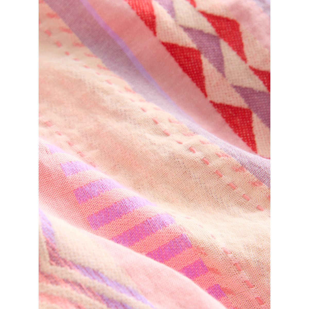 Pantalon à enfiler motif ikat rose, NEXT