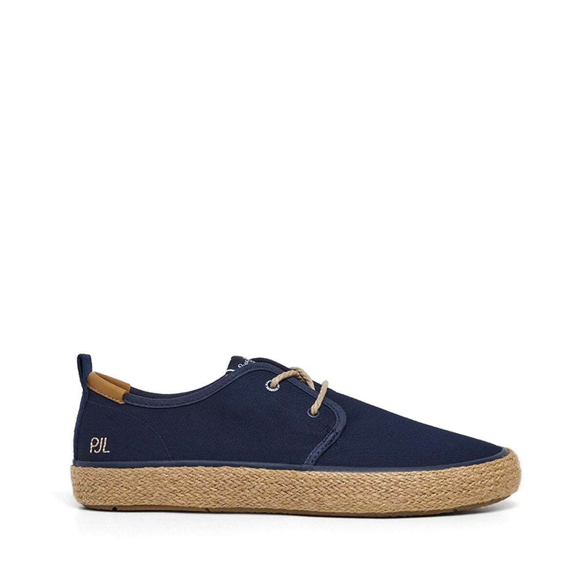 Baskets Bluchers Avec Détails En Jute marine, PEPE JEANS