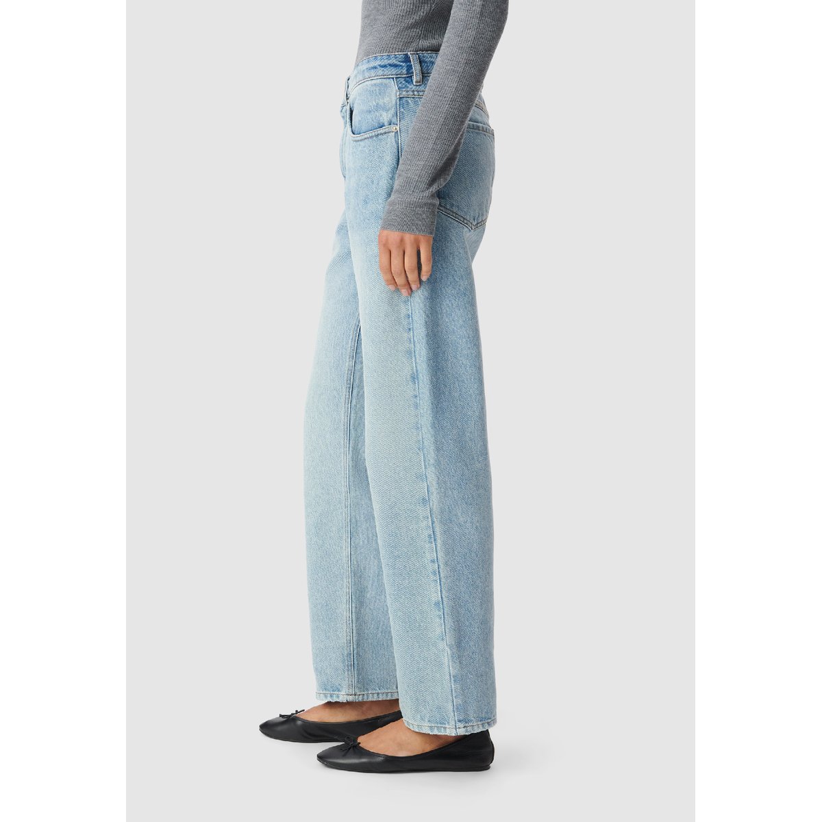 Jean droit 7/8e ANDERS bleu gris, IKKS