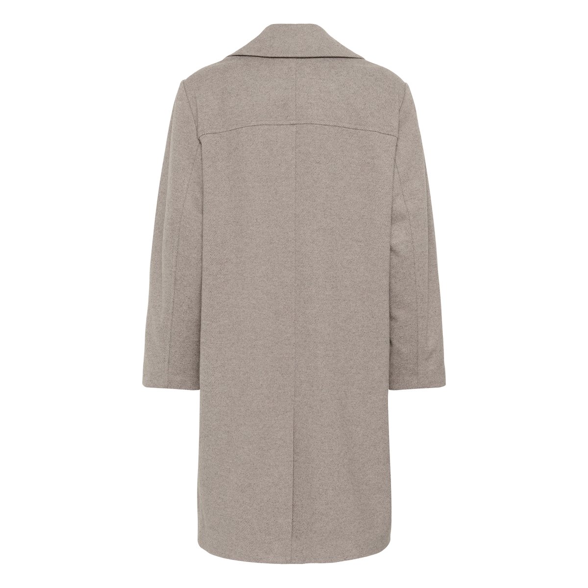 Manteau beige brown lentil melange, CREAM