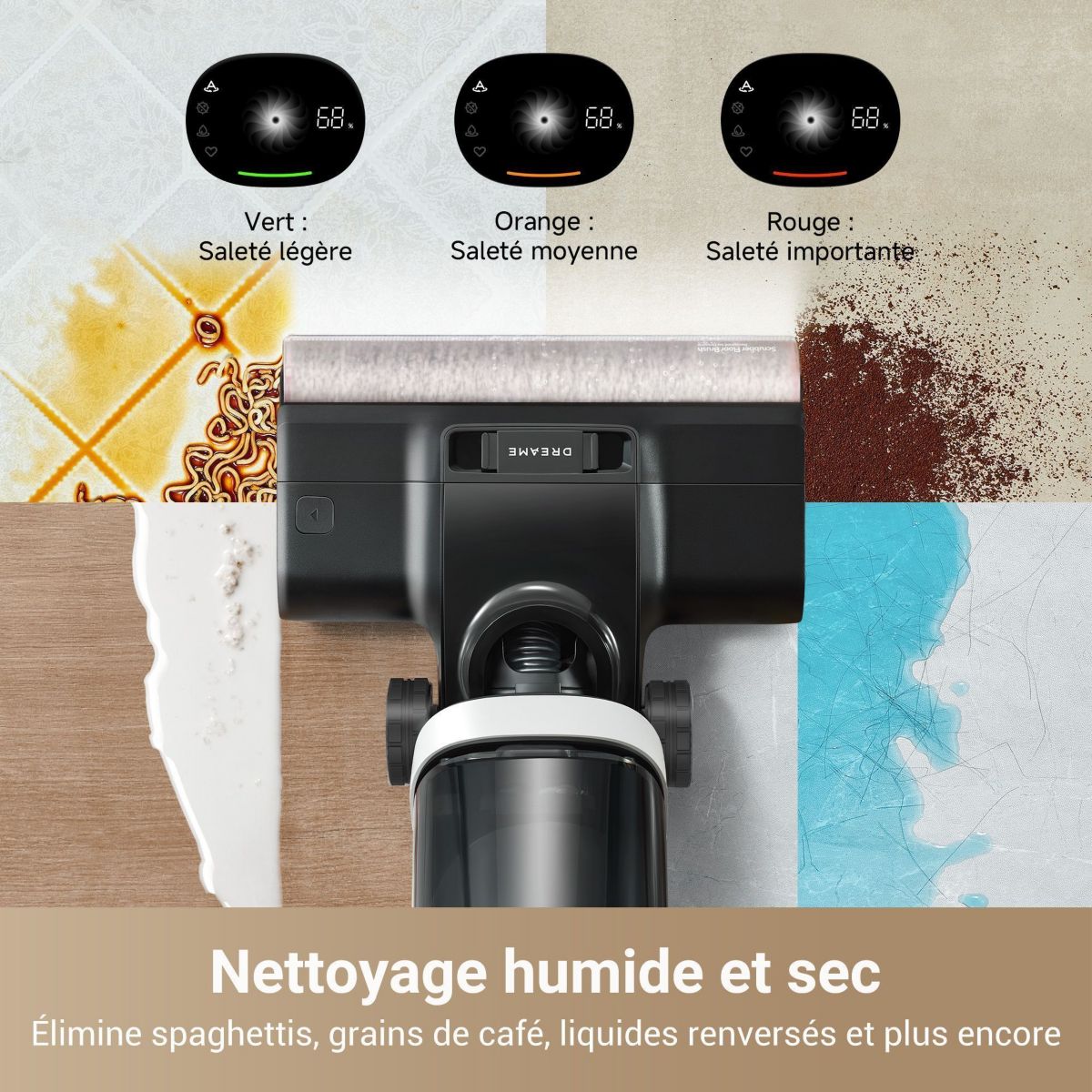 Aspirateur laveur H14 Pro couleur unique, DREAME